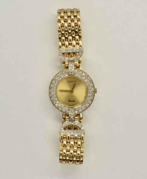 geneve con brillante de mujer (14 k)